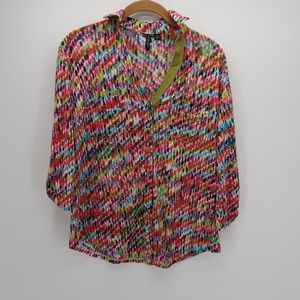 Venini Pockets Long Slv Collar Button Down Shirt